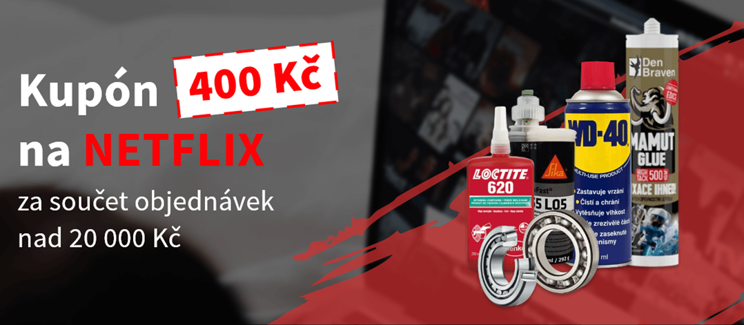 Získejte za nákupy 400Kč kupón na Netflix