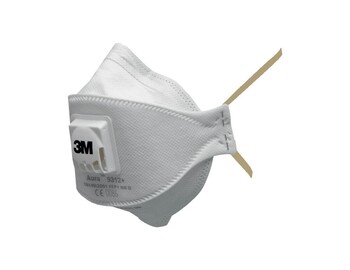 Filtrační polomaska 3M 9312, skládací, výdechový ventilek