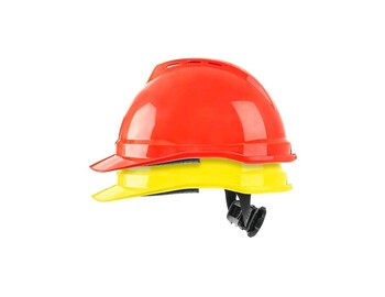 Přilba MSA V-Gard 500 větraná, reflexní oranžová