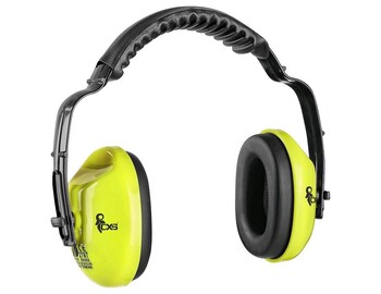 Mušlové chrániče sluchu EP106, fluor. žluté