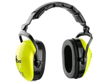 Mušlové chrániče sluchu EP109-56, fluorescenční žlutá