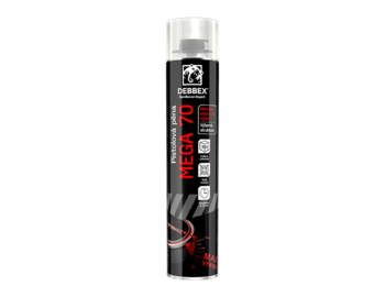 Pistolová pěna MEGA 70 870 ml pistolová dóza žlutá