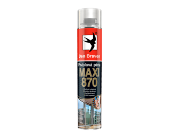 Pistolová pěna MAXI 870 870 ml pistolová dóza žlutá Pistolová pěna MAXI 870 870 ml pistolová dóza žlutá
