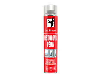 Pistolová pěna 750 ml pistolová dóza žlutá Pistolová pěna 750 ml pistolová dóza žlutá