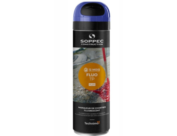 Soppec značkovací sprej Fluo T.P. - 500 ml, modrý