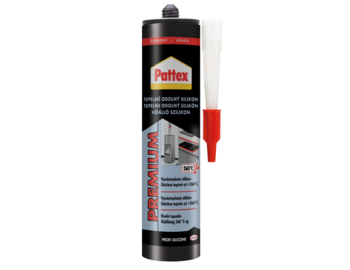 Pattex tepelně odolný silikon PREMIUM - 280 ml, červený 
