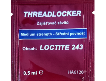 Loctite 243 - 0,5 ml, středněpevnostní Loctite 243 - 0,5 ml, středněpevnostní
