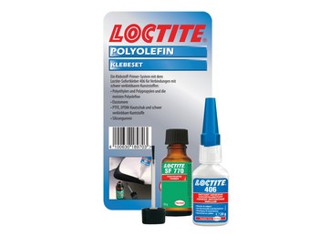 Loctite 406 - 20 g+770 - 10 g sada na polyolefiny