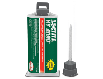 Loctite HY 4090 CR50G - 50 g hybridní univerzální lepidlo, mírně zakalené, nažloutlé, neprůhledné