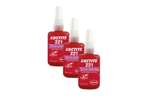 3 x Loctite 221 - 50 ml