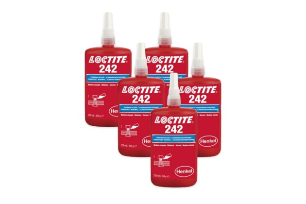 5 x Loctite 242 - 250 ml