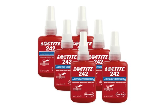 6 x Loctite 242 - 50 ml