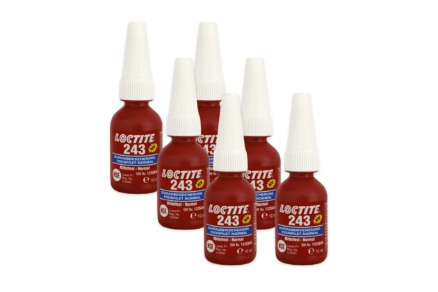 6 x Loctite 243 - 10 ml