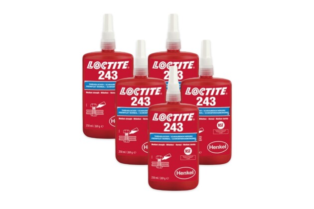 5 x Loctite 243 - 250 ml