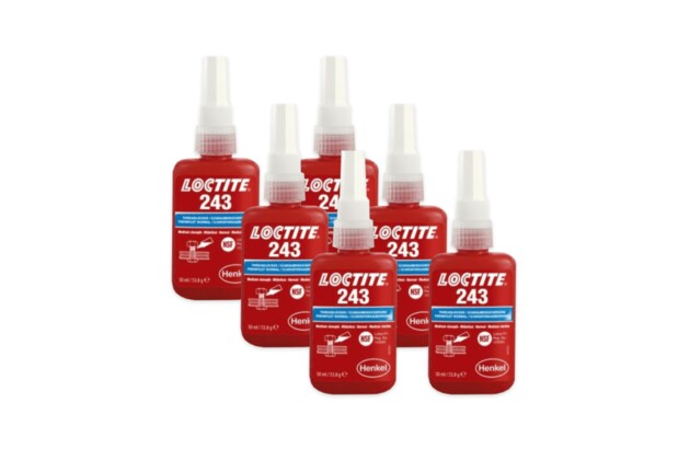 6 x Loctite 243 - 50 ml