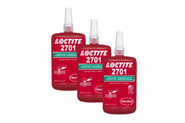 3 x Loctite 2701 - 250 ml