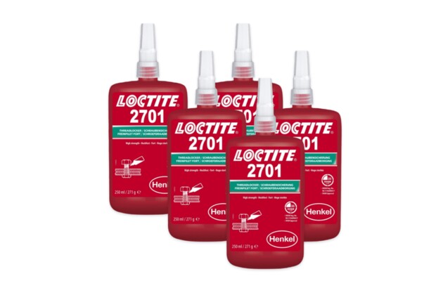 5 x Loctite 2701 - 250 ml