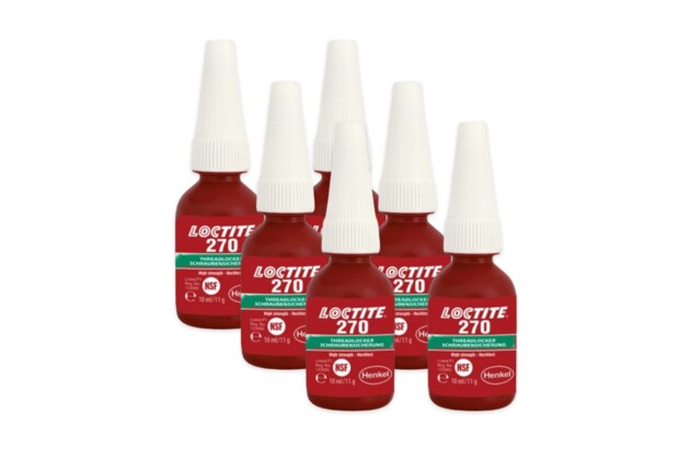 6 x Loctite 270 - 10 ml