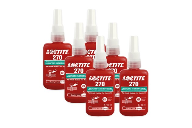 6 x Loctite 270 - 50 ml