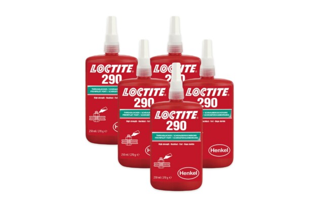 5 x Loctite 290 - 250 ml