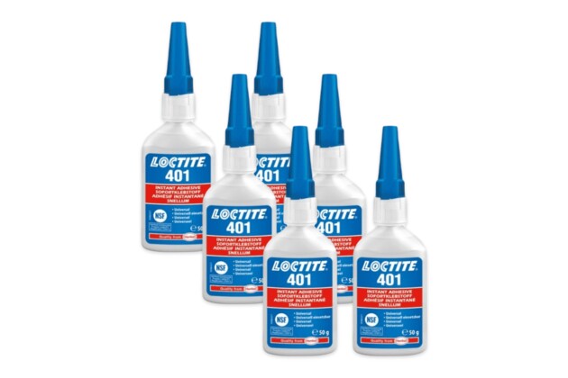 6 x Loctite 401 - 50 g