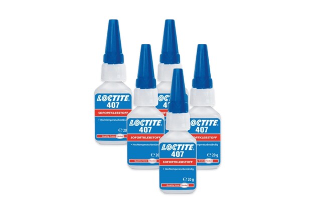 5 x Loctite 407 - 20 g