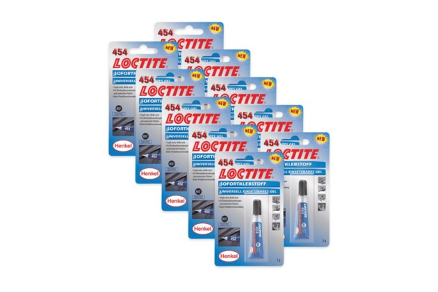 10 x Loctite 454 - 3 g