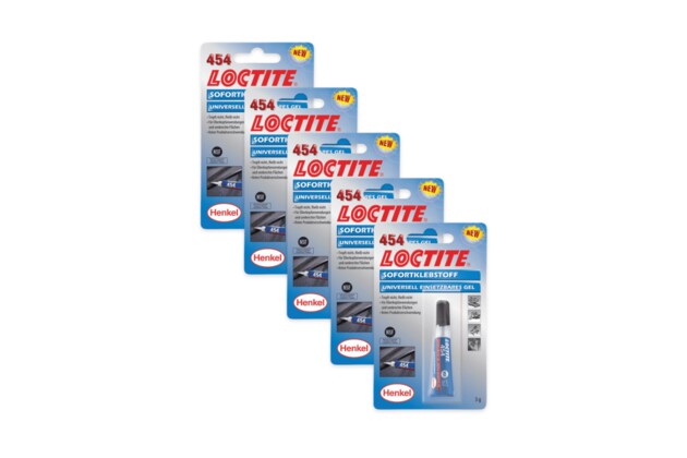 5 x Loctite 454 - 3 g
