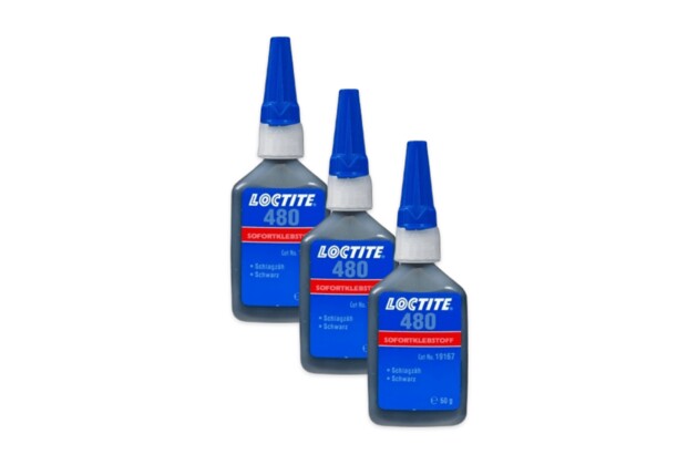 3 x Loctite 480 - 50 g