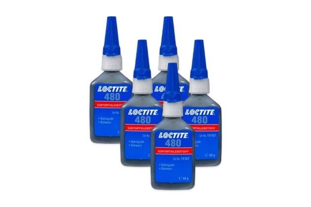 5 x Loctite 480 - 50 g