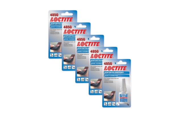 5 x Loctite 4850 - 5 g