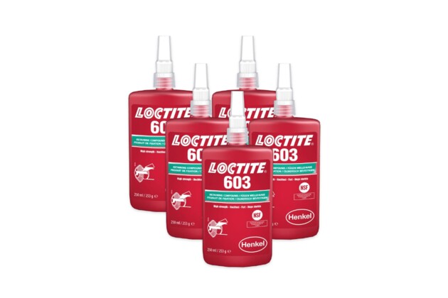 5 x Loctite 603 - 250 ml