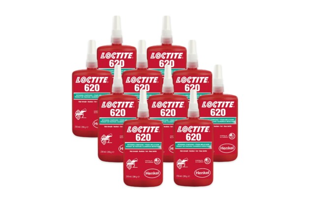 10 x Loctite 620 - 250 ml