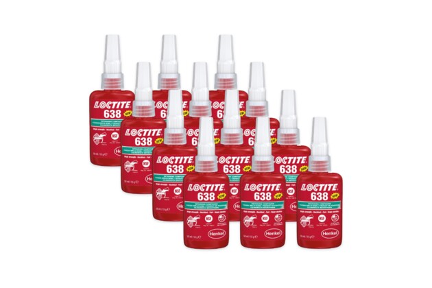 12 x Loctite 638 - 50 ml