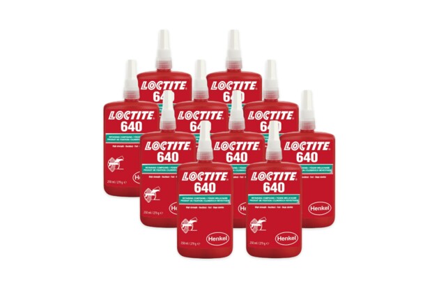 10 x Loctite 640 - 250 ml