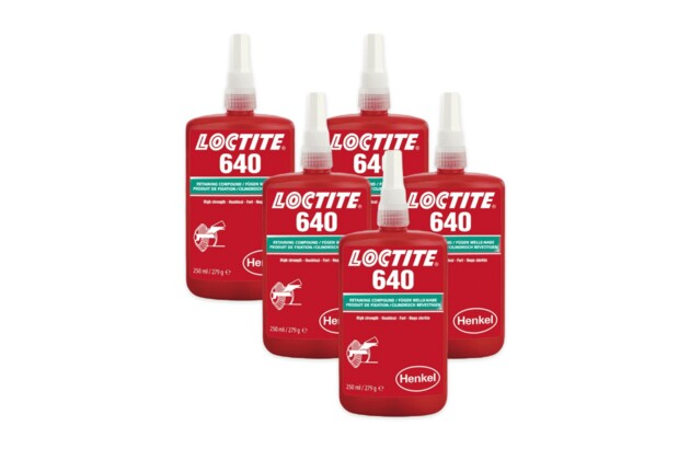 5 x Loctite 640 - 250 ml