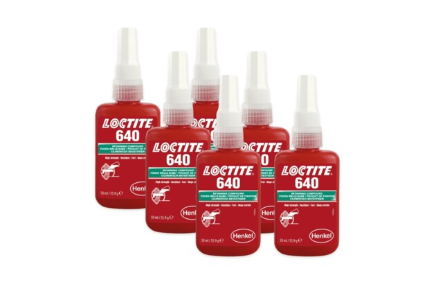 6 x Loctite 640 - 50 ml