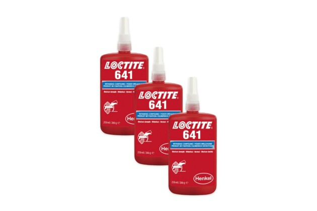 3 x Loctite 641 - 250 ml