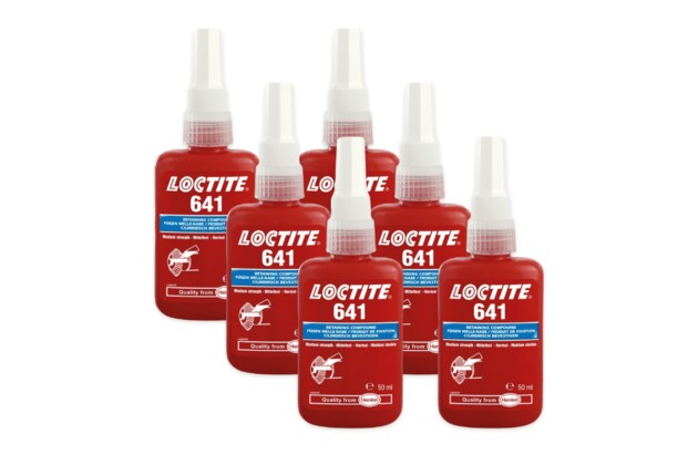 6 x Loctite 641 - 50 ml