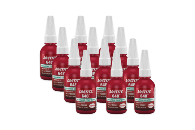 12 x Loctite 648 - 10 ml