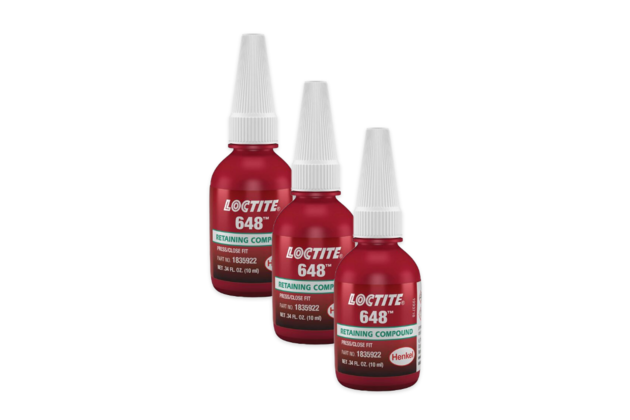 3 x Loctite 648 - 10 ml