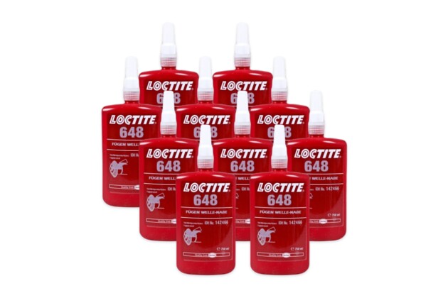 10 x Loctite 648 - 250 ml