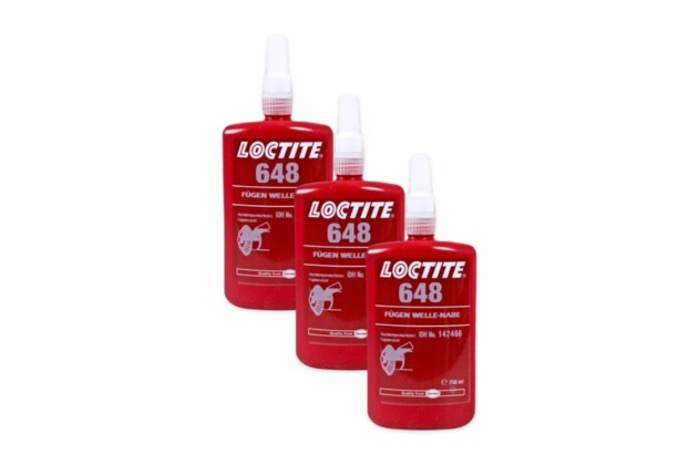 3 x Loctite 648 - 250 ml