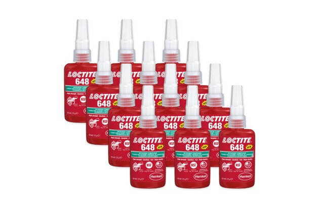 12 x Loctite 648 - 50 ml