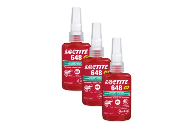 3 x Loctite 648 - 50 ml