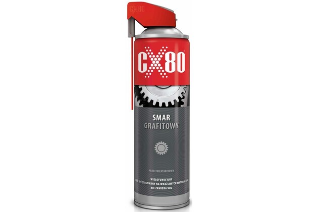 CX80 grafitové mazivo Duo-Spray - 500 ml