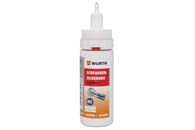 Würth pojištění šroubů - 50 g, střední pevnost Würth pojištění šroubů - 50 g, střední pevnost