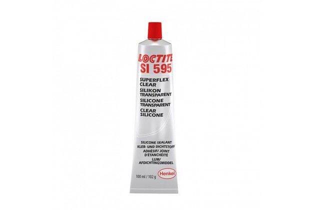LOCTITE SI 595 - 100 ml, čiré silikonové lepidlo Superflex