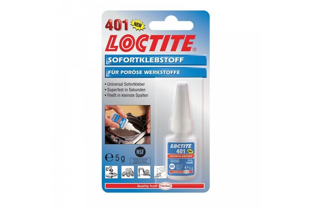 Loctite 401 - 5 g, vteřinové lepidlo