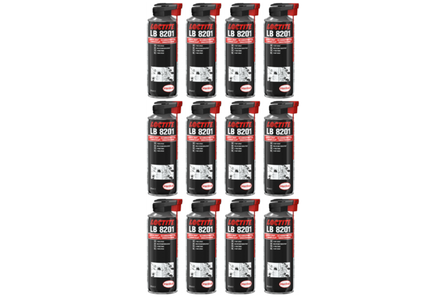 12 x Loctite LB 8201 - 400 ml, 5way sprej, olej